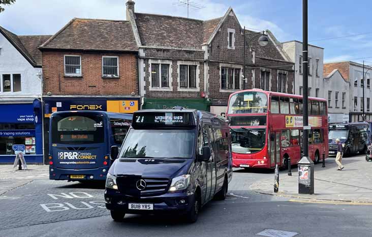 Carousel Mercedes Spinter 45 975 & 974 and Wright Streetlite DF 409 plus Volvo B7TL Wright 940